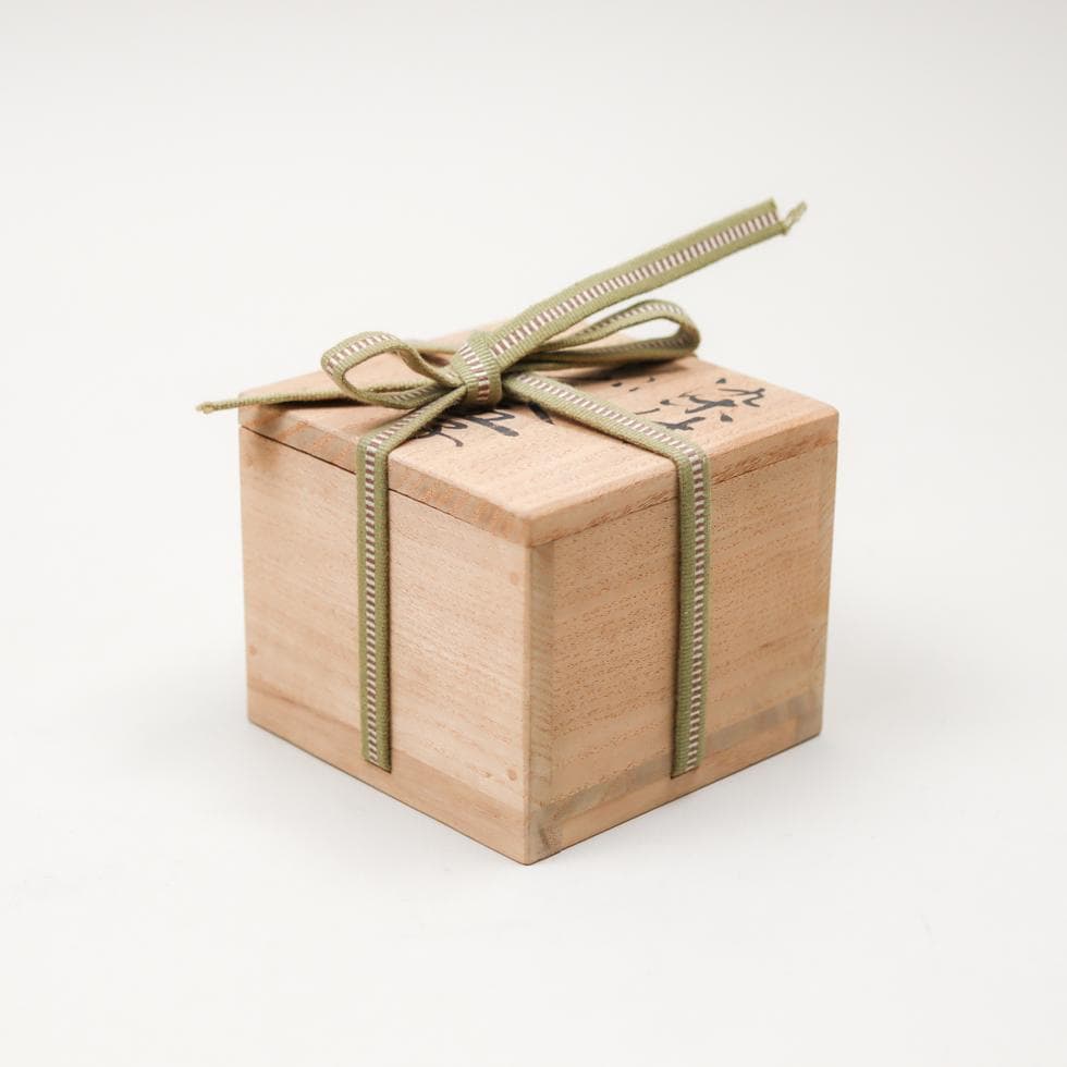 上田哲也 染付 ふぐ合子 香合 共箱