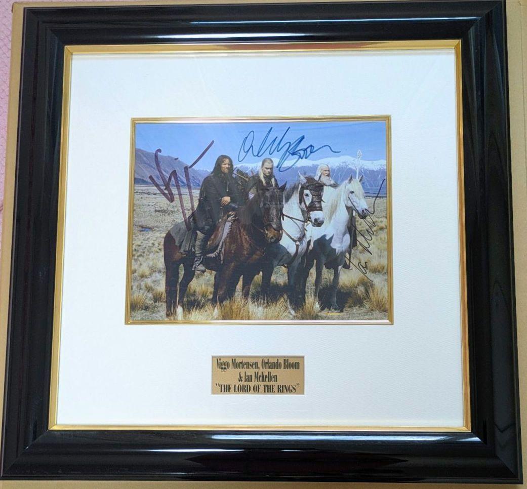 【ロード・オブ・ザ・リング】２つの塔 ３人のオートグラフ 直筆サイン