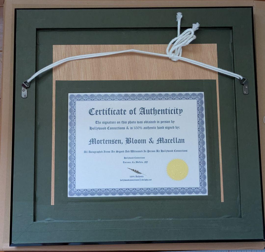 【ロード・オブ・ザ・リング】２つの塔 ３人のオートグラフ 直筆サイン