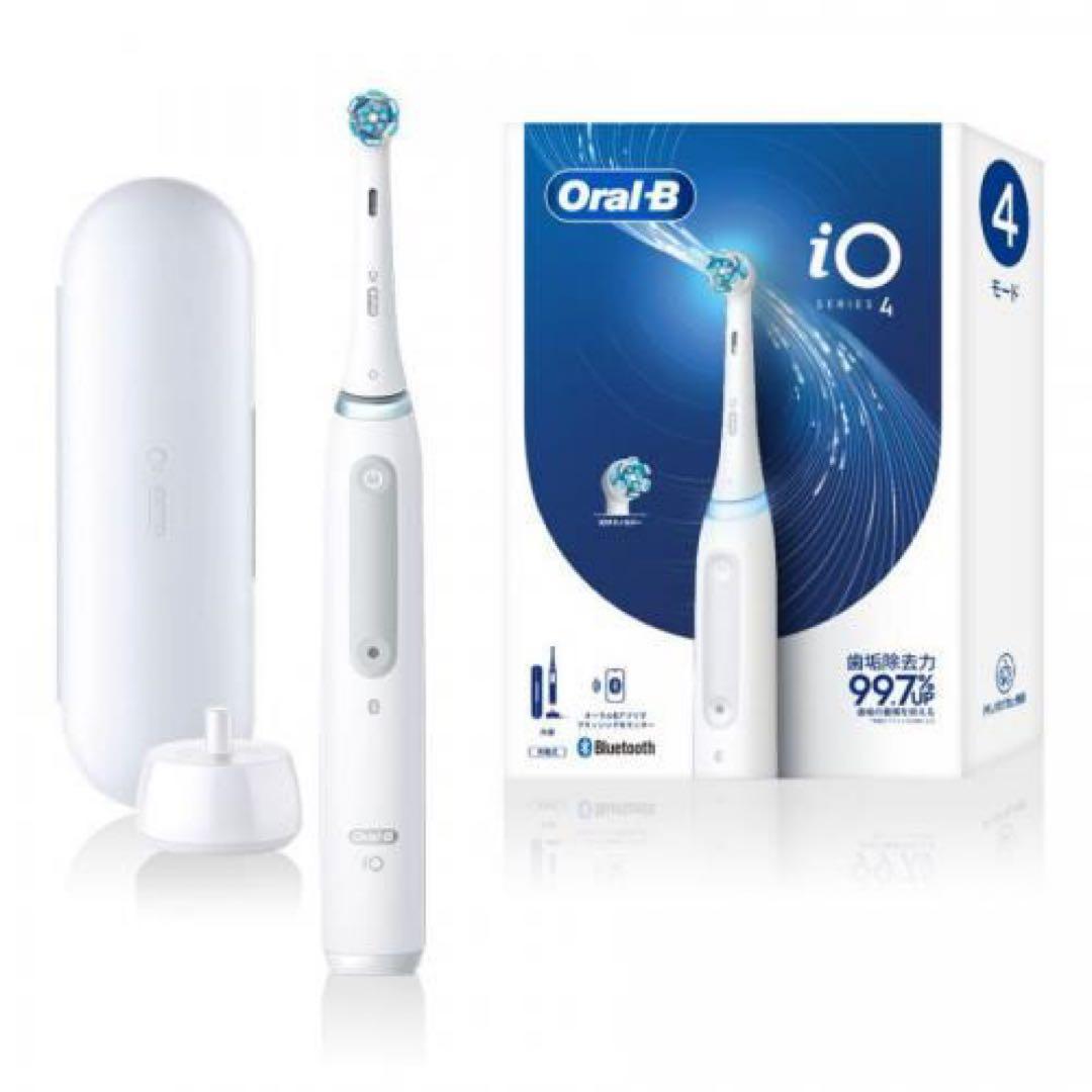 BRAUN Oral-B iO4 IOG41A61KWT 替えブラシ3本付き！