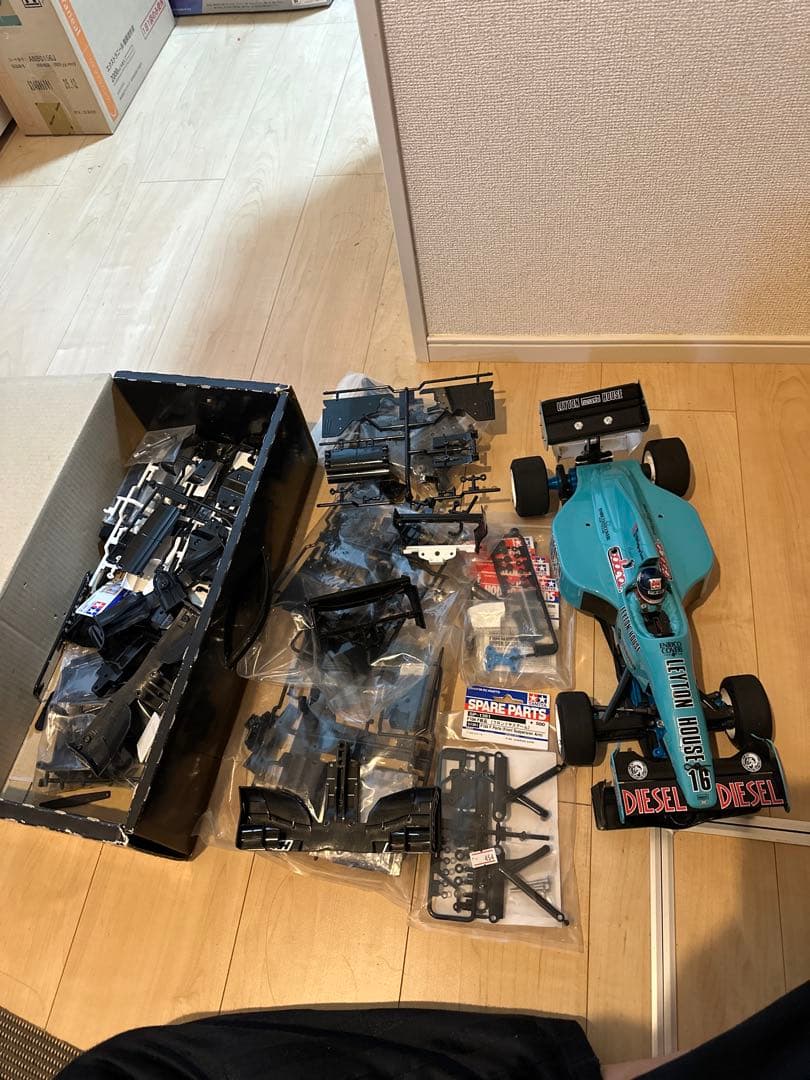 タミヤF104PRO メカ、プロポ付き