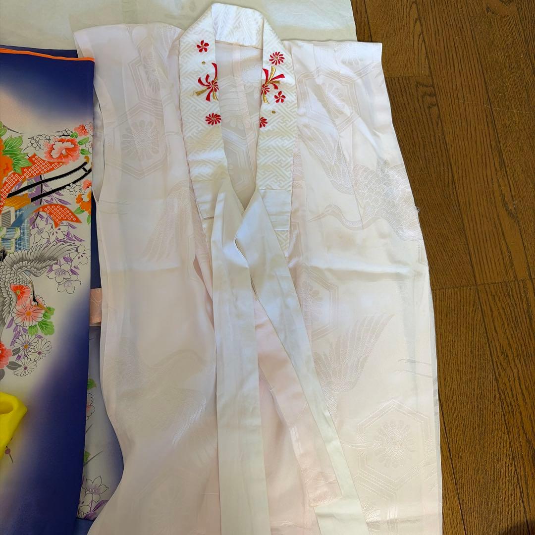 七五三着物　草履、バッグ込みフルセット　７歳