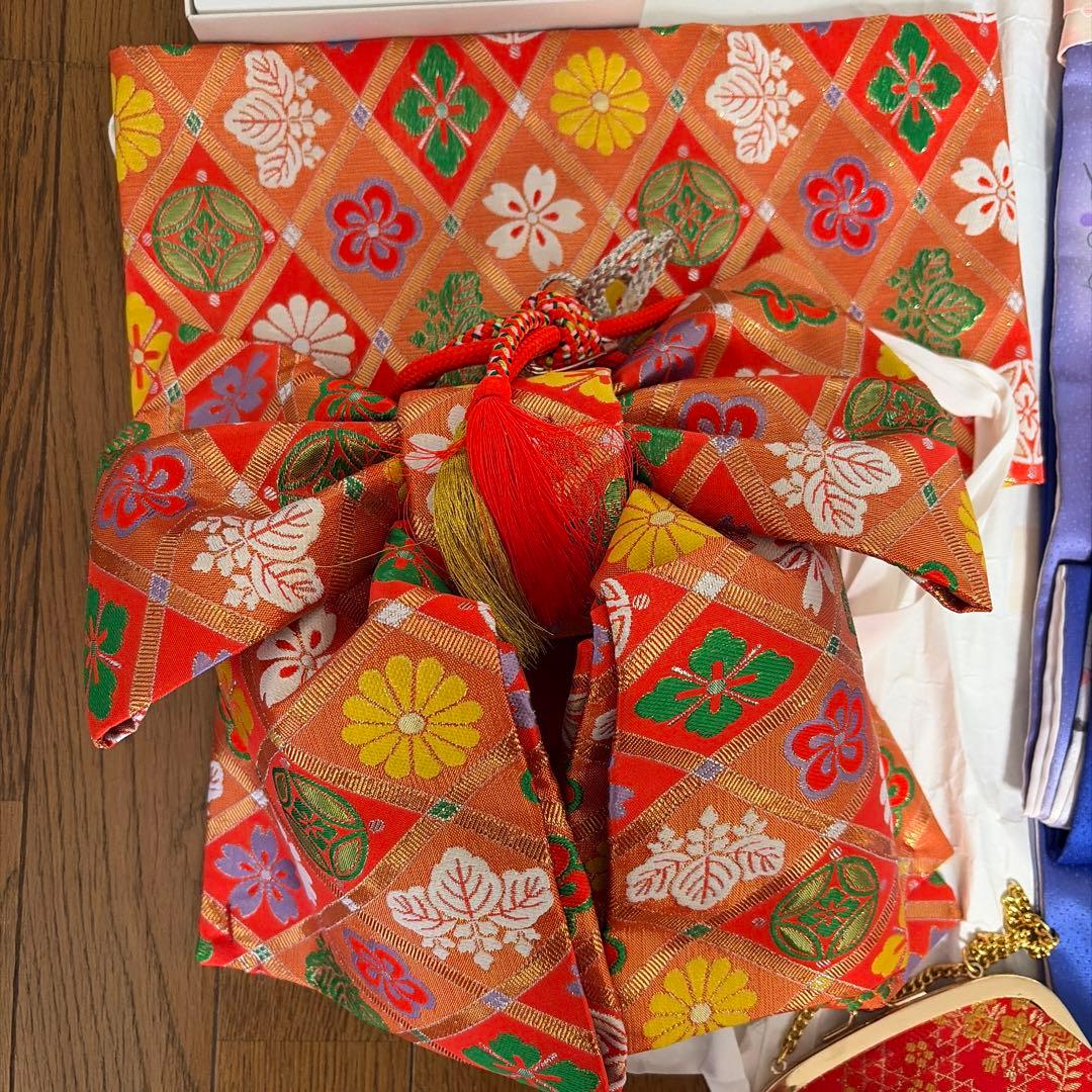 七五三着物　草履、バッグ込みフルセット　７歳