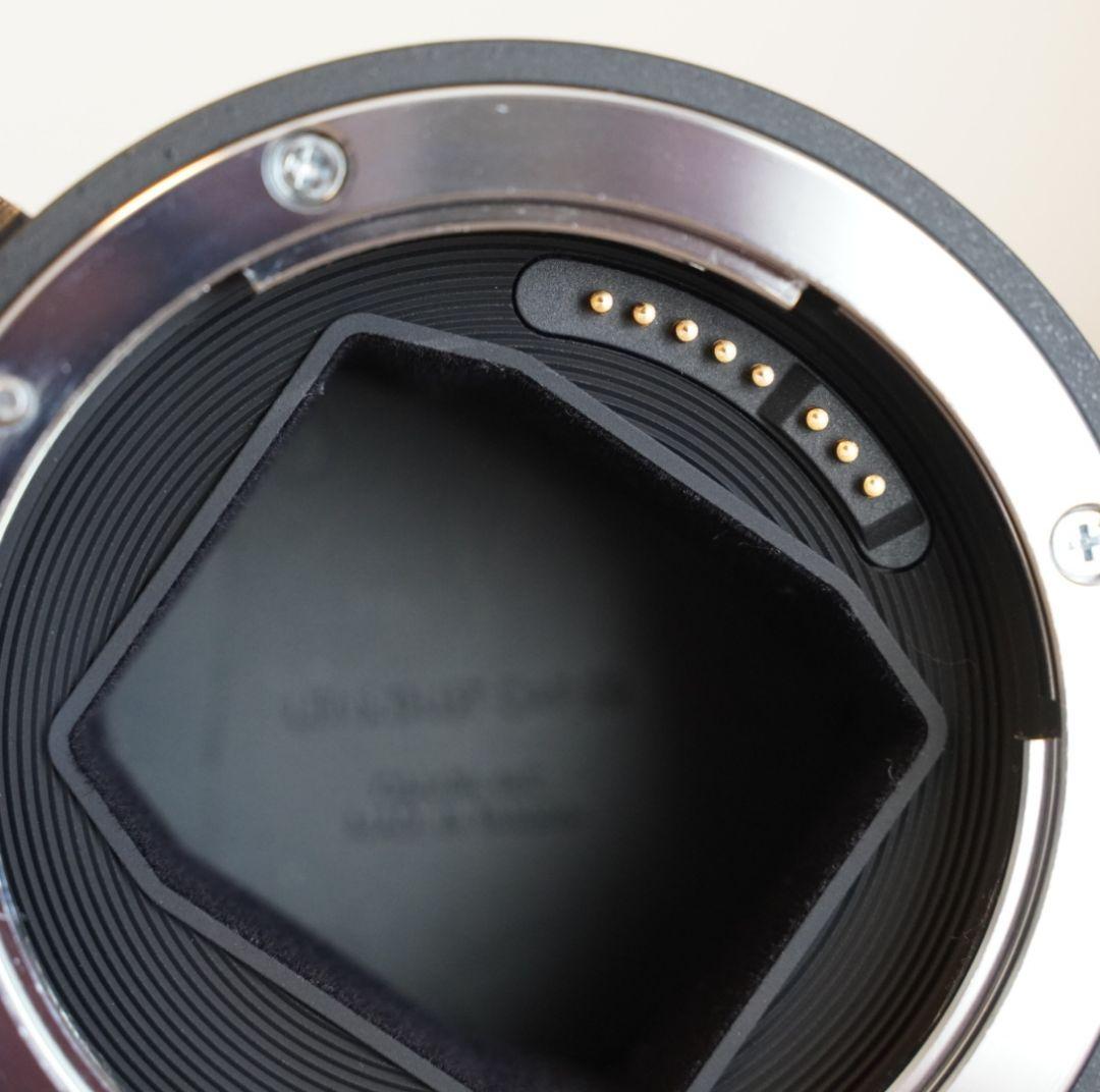 Canon レンズ50mmF1.8STM + Sigma MC-11