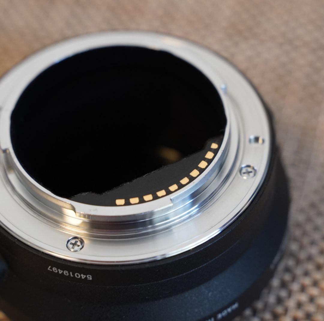 Canon レンズ50mmF1.8STM + Sigma MC-11