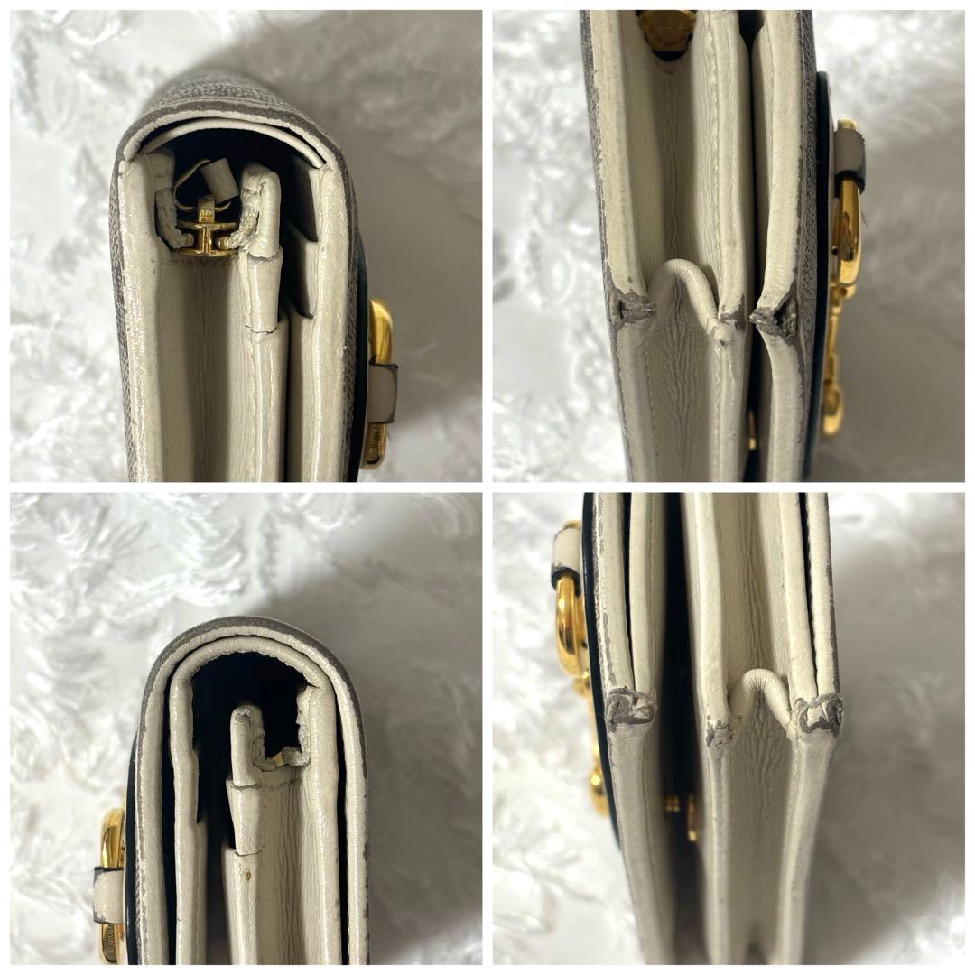 GUCCI グッチ 二つ折り財布 ホースビット GGスプリーム