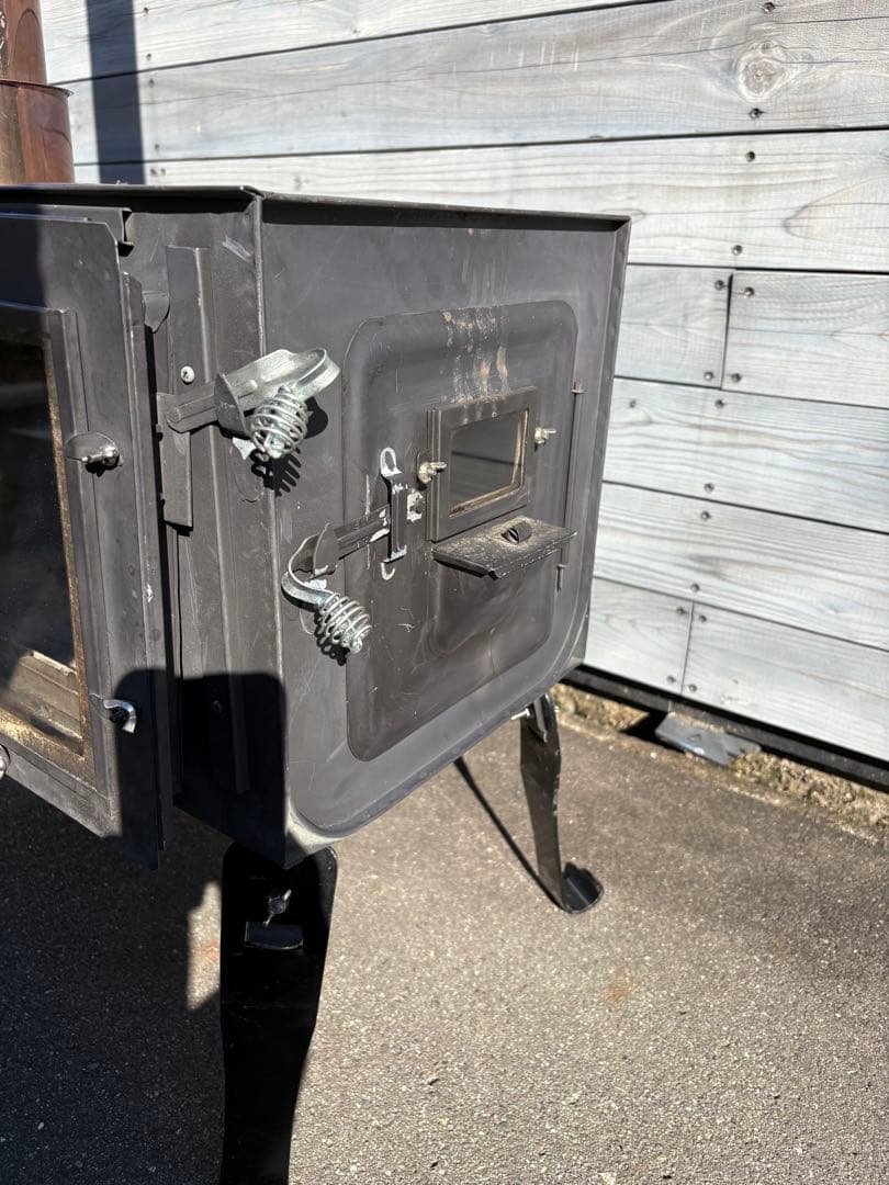 ※専用品　ロマンチカル薪ストーブ　脚長さん付き　収納ケース付き　新保製作所