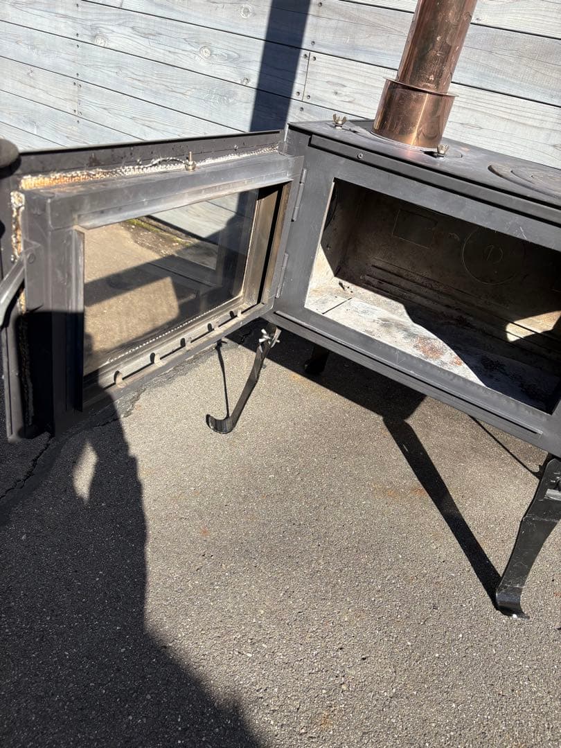 ※専用品　ロマンチカル薪ストーブ　脚長さん付き　収納ケース付き　新保製作所