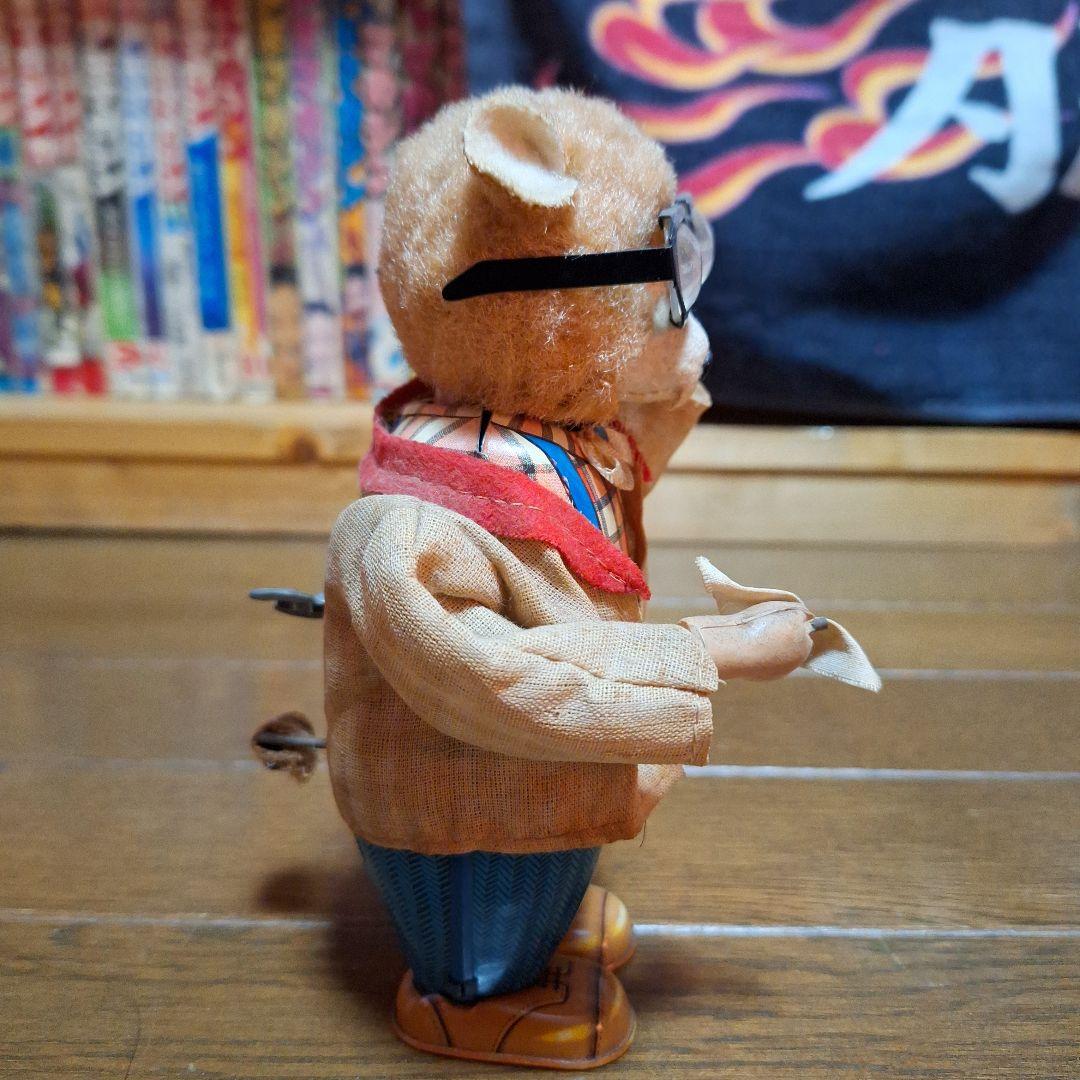 Theodoros 【クマ　眼鏡拭き】ブリキ　昭和レトロ　おもちゃ