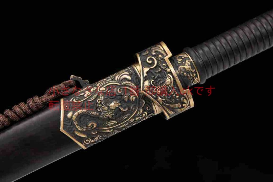 龍鳳戦剣六面百錬鋼金  古兵器 武具　刀装具　日本刀　模造刀 居合刀