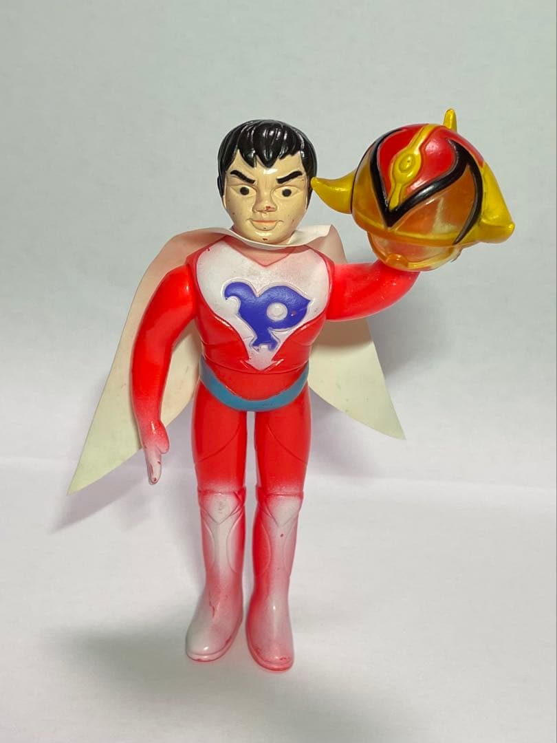 【当時物】 中嶋製作所 破裏拳ポリマー ソフビ 12cm