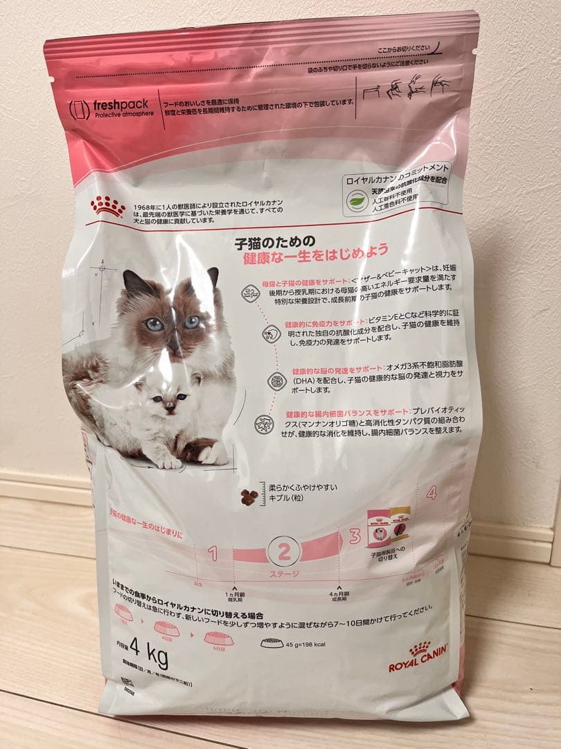  CANIN 子猫用ドライフード 4kg 2点セット