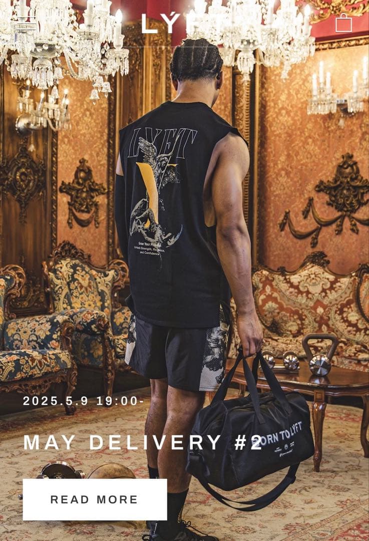 LYFT リフト Statue Y Loose Tanktop Black