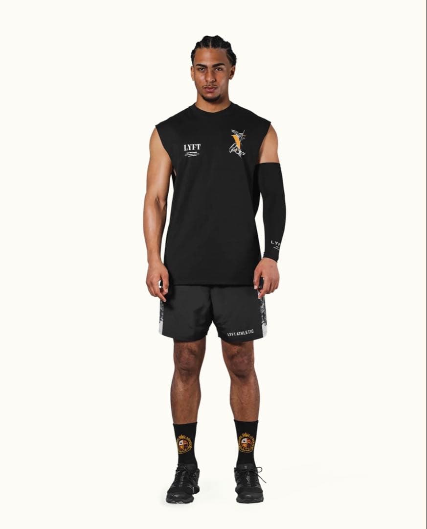 LYFT リフト Statue Y Loose Tanktop Black