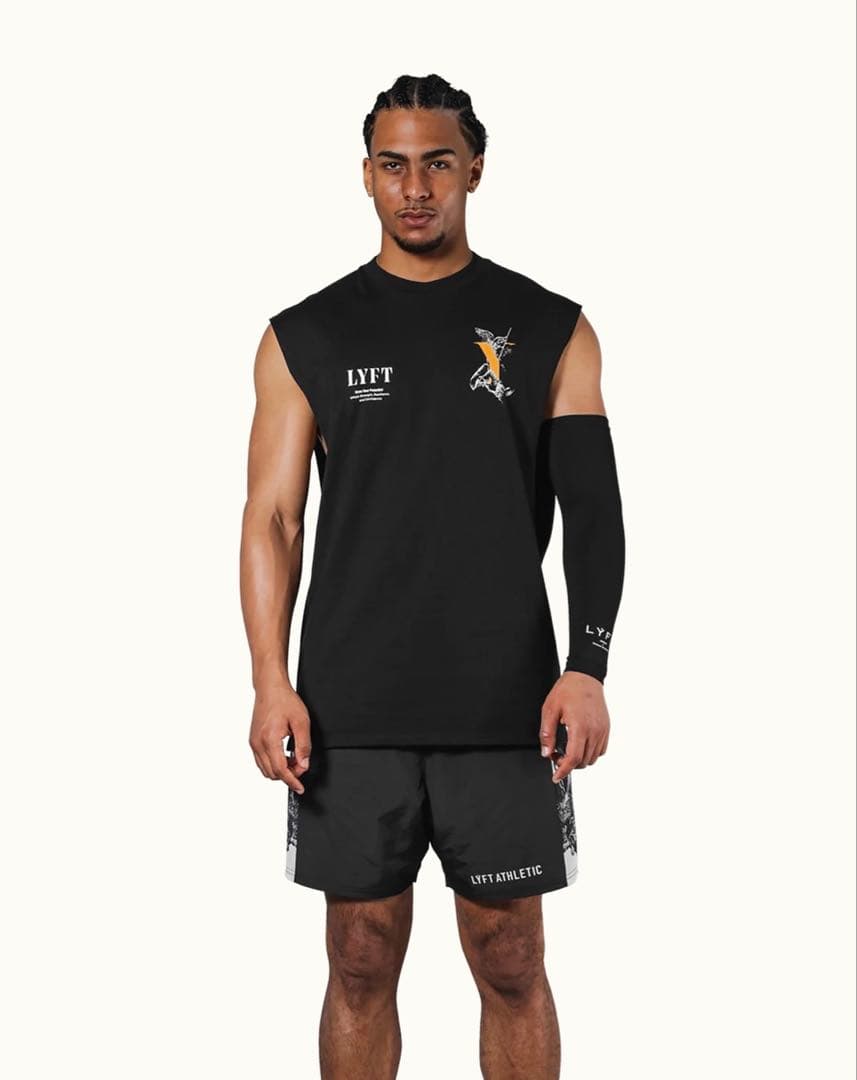 LYFT リフト Statue Y Loose Tanktop Black