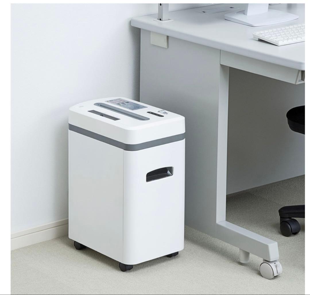 電動シュレッダー業務用 家庭用マイクロカット 6枚細断 CD/DVD カード対応