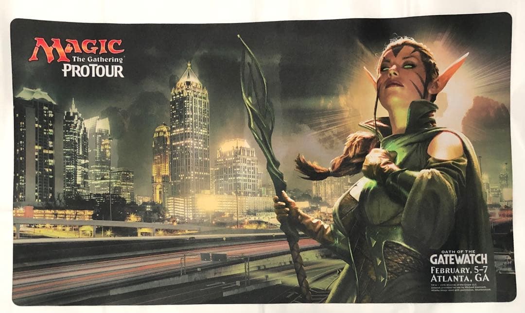 mtg プレイマット プロツアー ゲートウォッチの誓い ニッサ