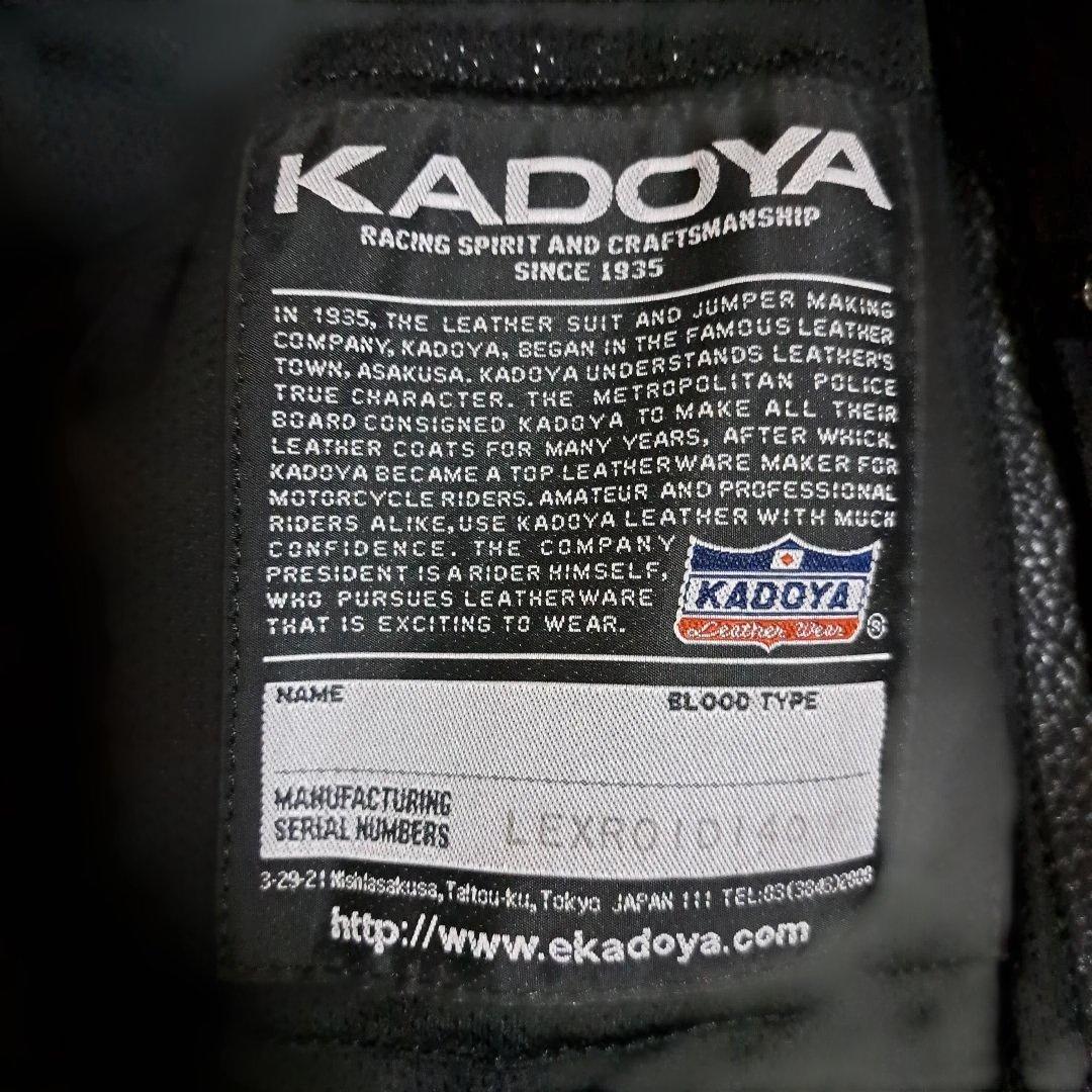 KADOYA カドヤ ROID [K’S LEATHER] シングルジャケット