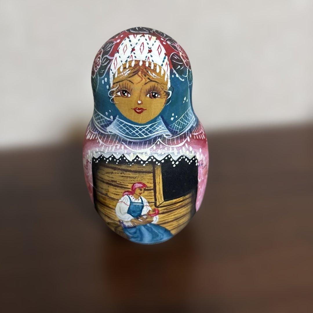 手描きマトリョーシカ 7個セット