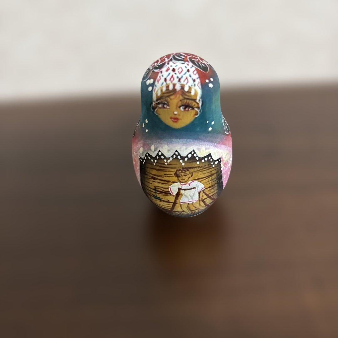 手描きマトリョーシカ 7個セット