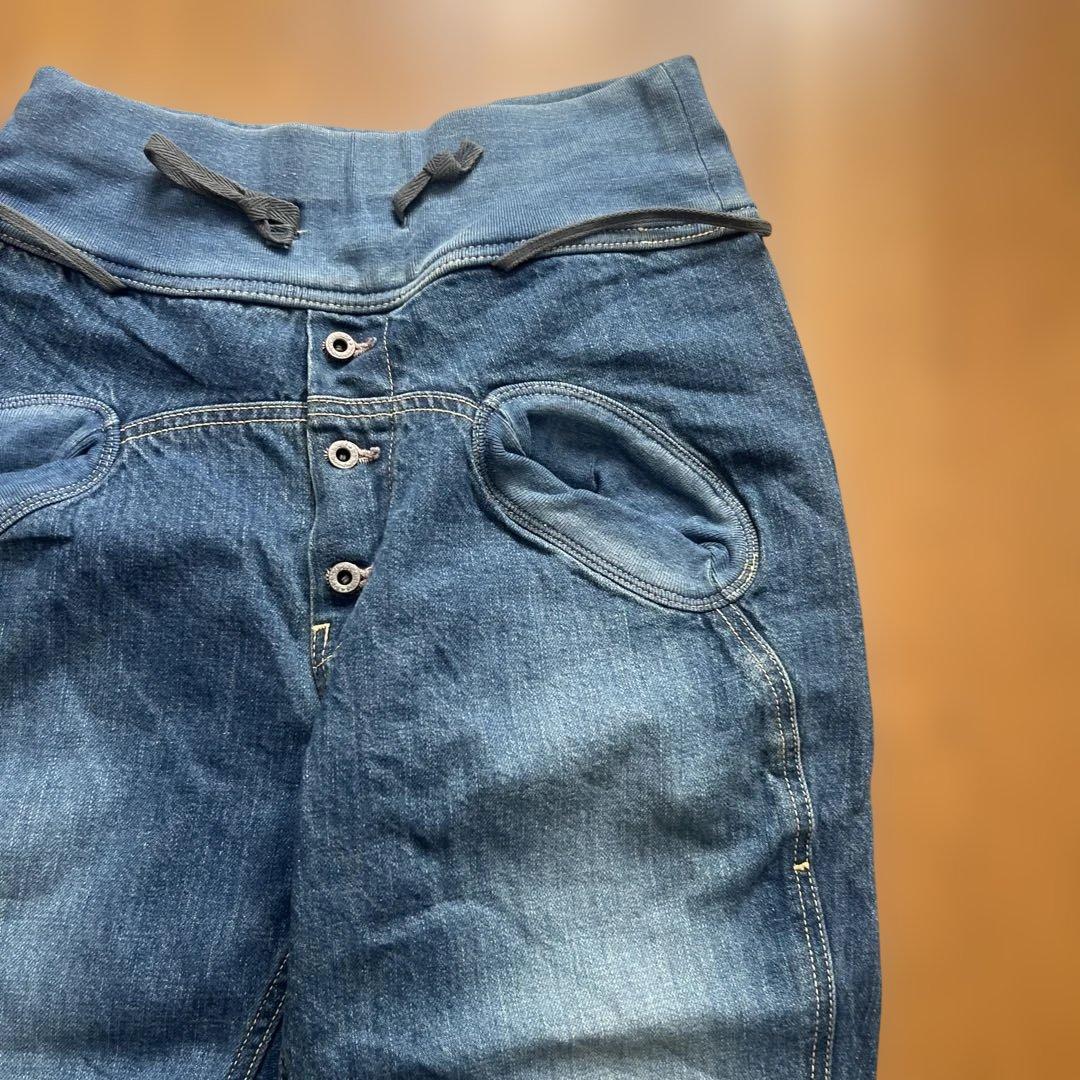 【未使用】Kapital　インディゴデニム　サルエルヌーベルパンツ③