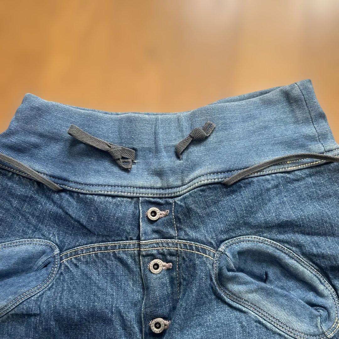 【未使用】Kapital　インディゴデニム　サルエルヌーベルパンツ③