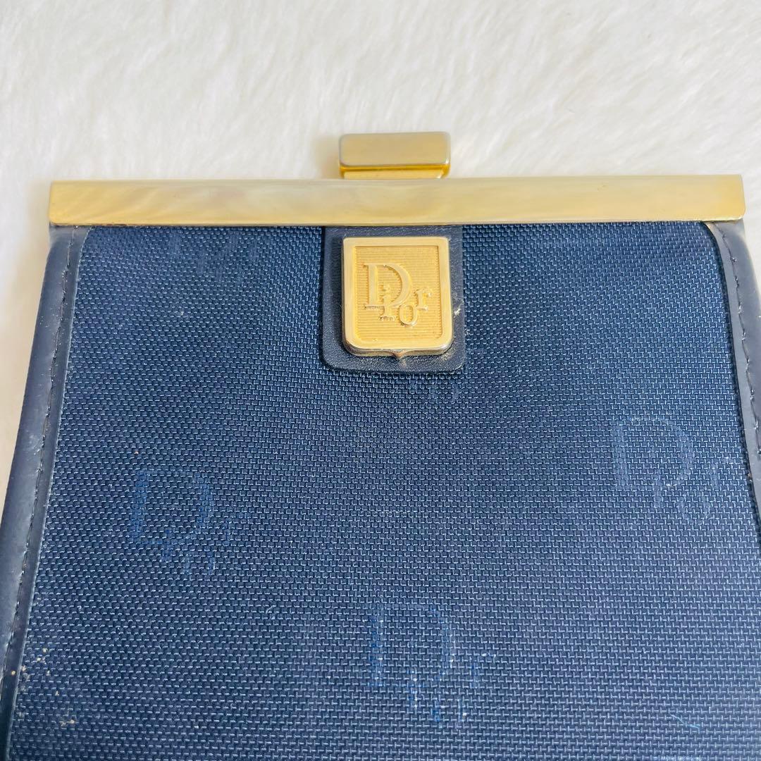 【未使用保管品】Dior トロッター ケース ネイビー 紺