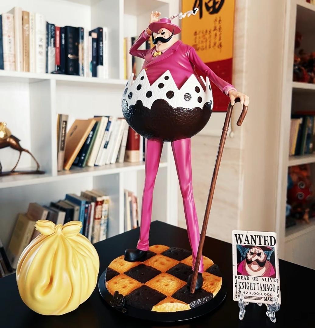 ワンピース Black タマゴ男爵 ガレージキット ガレキ スタチューフィギュア