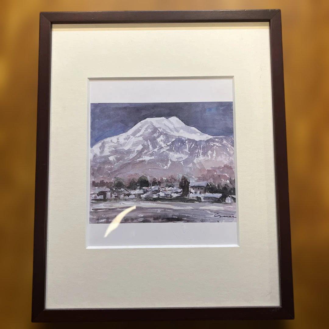 アクメファニチャー　絵画　山　風景　オシャレ