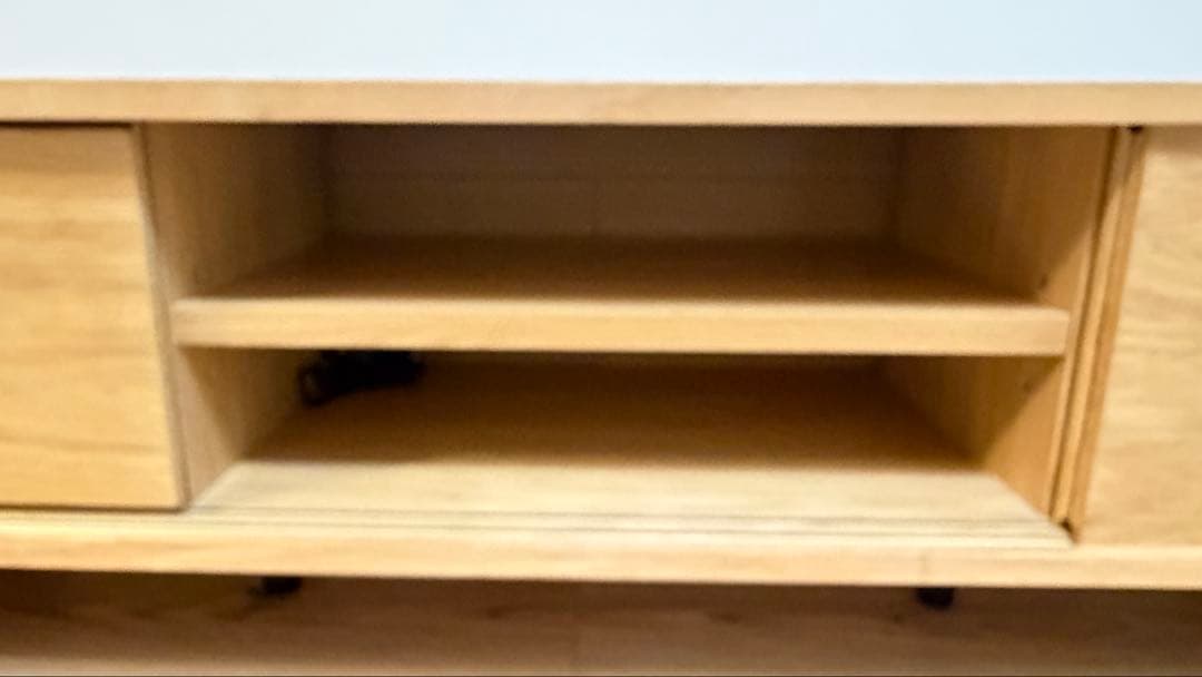 【廃盤品】無印良品 オーク材 テレビボード 150cm ZR24067