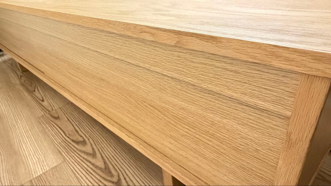 【廃盤品】無印良品 オーク材 テレビボード 150cm ZR24067