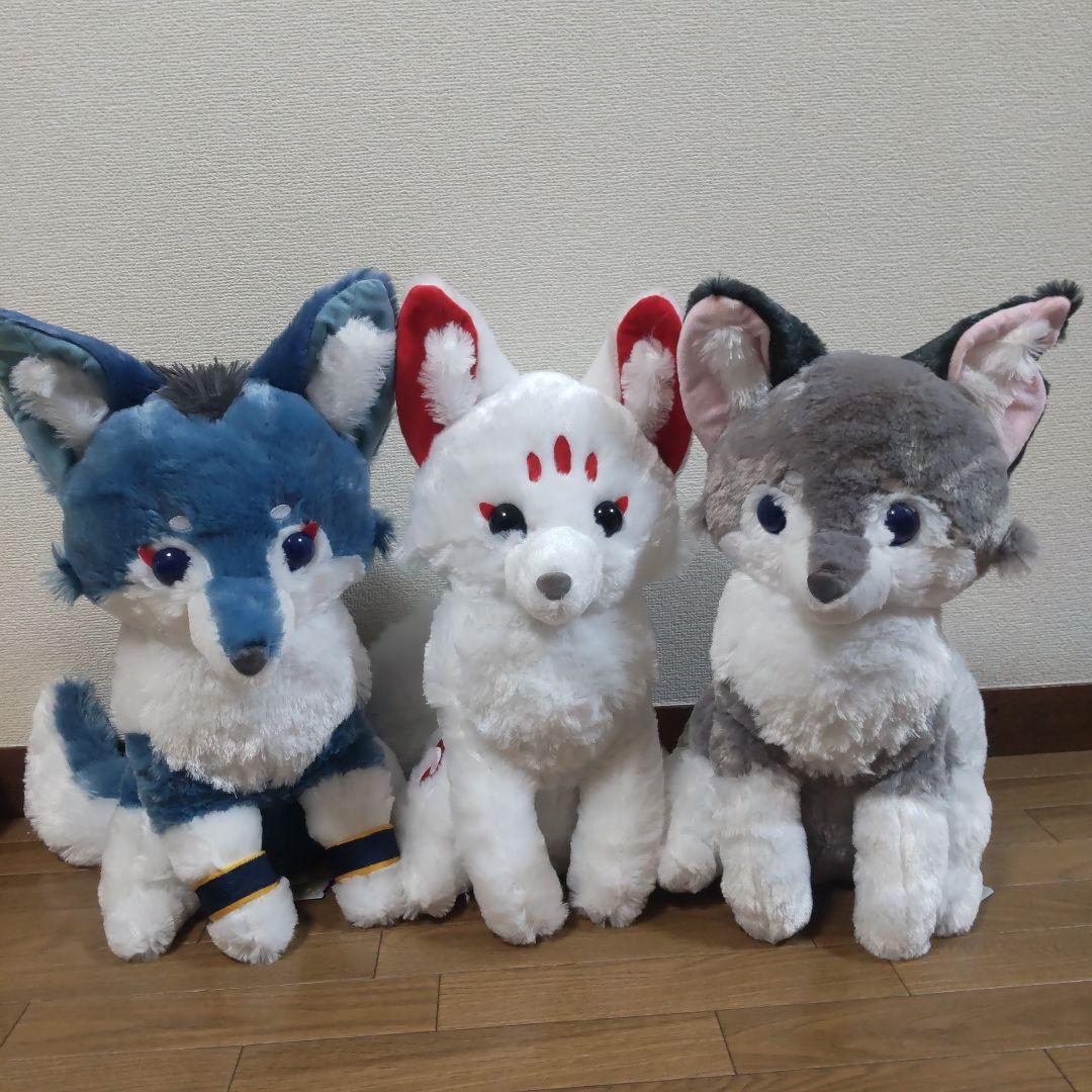 アマテラスのオオカミウルトラBIGぬいぐるみ～テル＆ラックル＆ホロウ～全３種