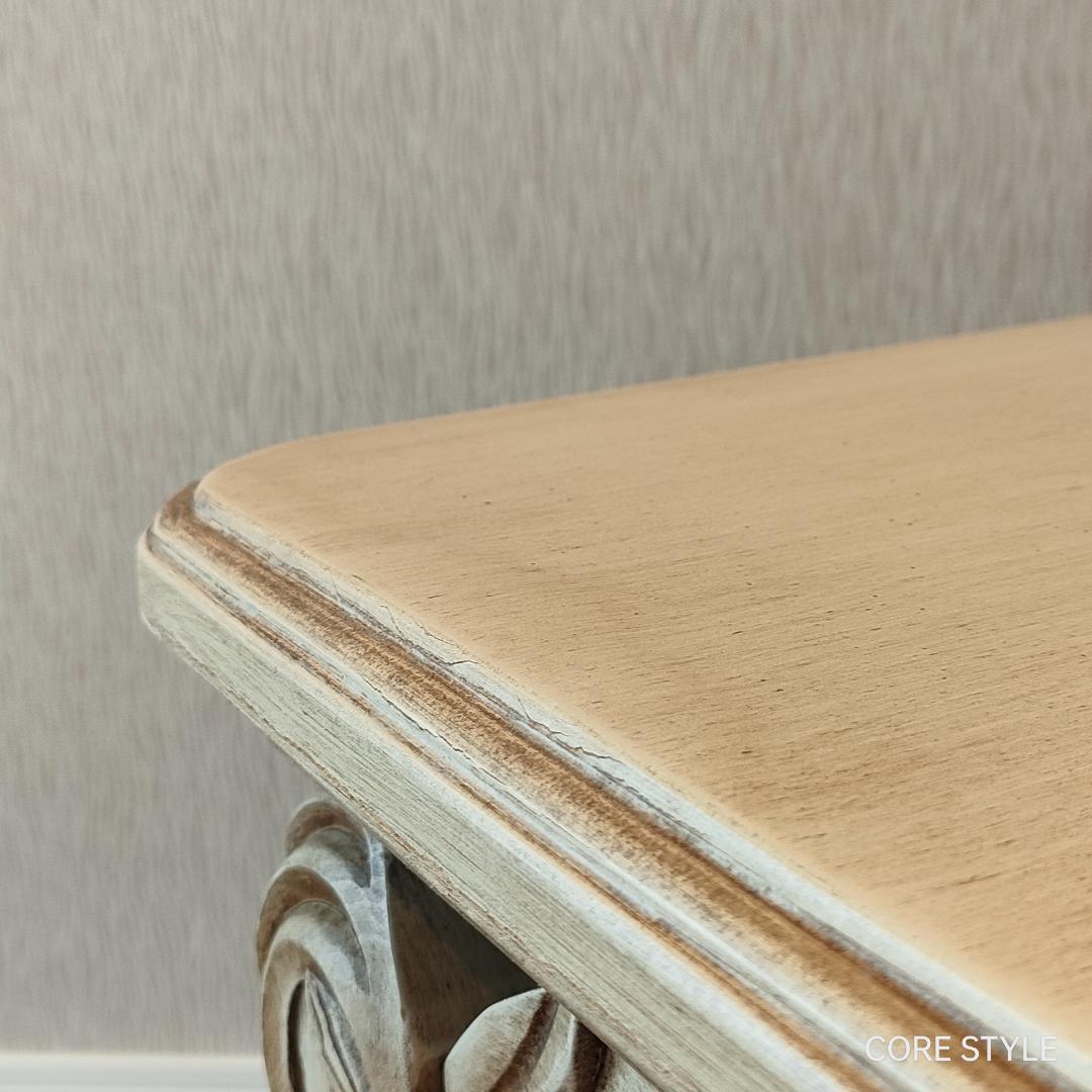 アンティーク調　オケージョナルテーブル　ロココ調　シャビーシック