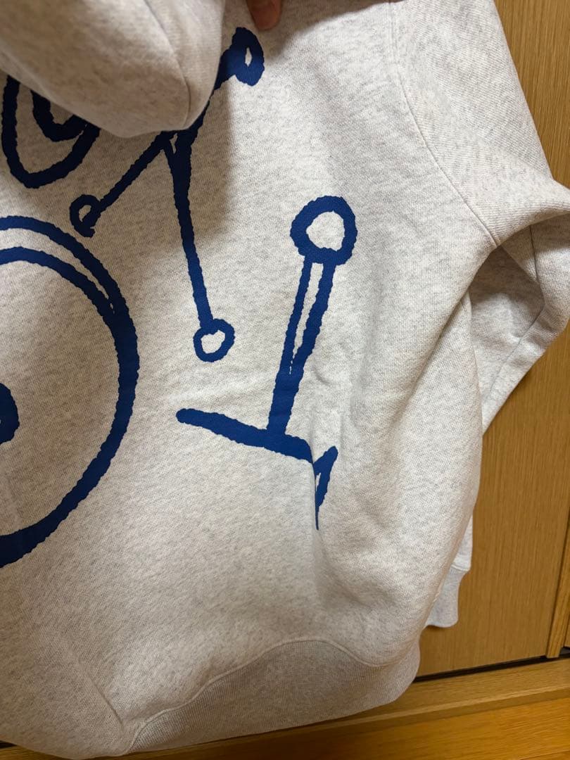 BoTT COCO ZIP HOODIE ASH Mサイズ