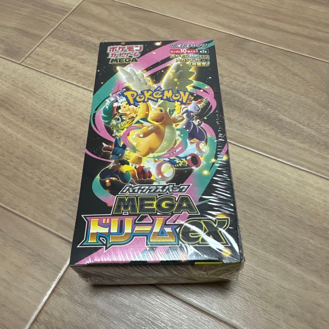 ポケモンカードゲーム MEGAドリームEX ボックス　３箱