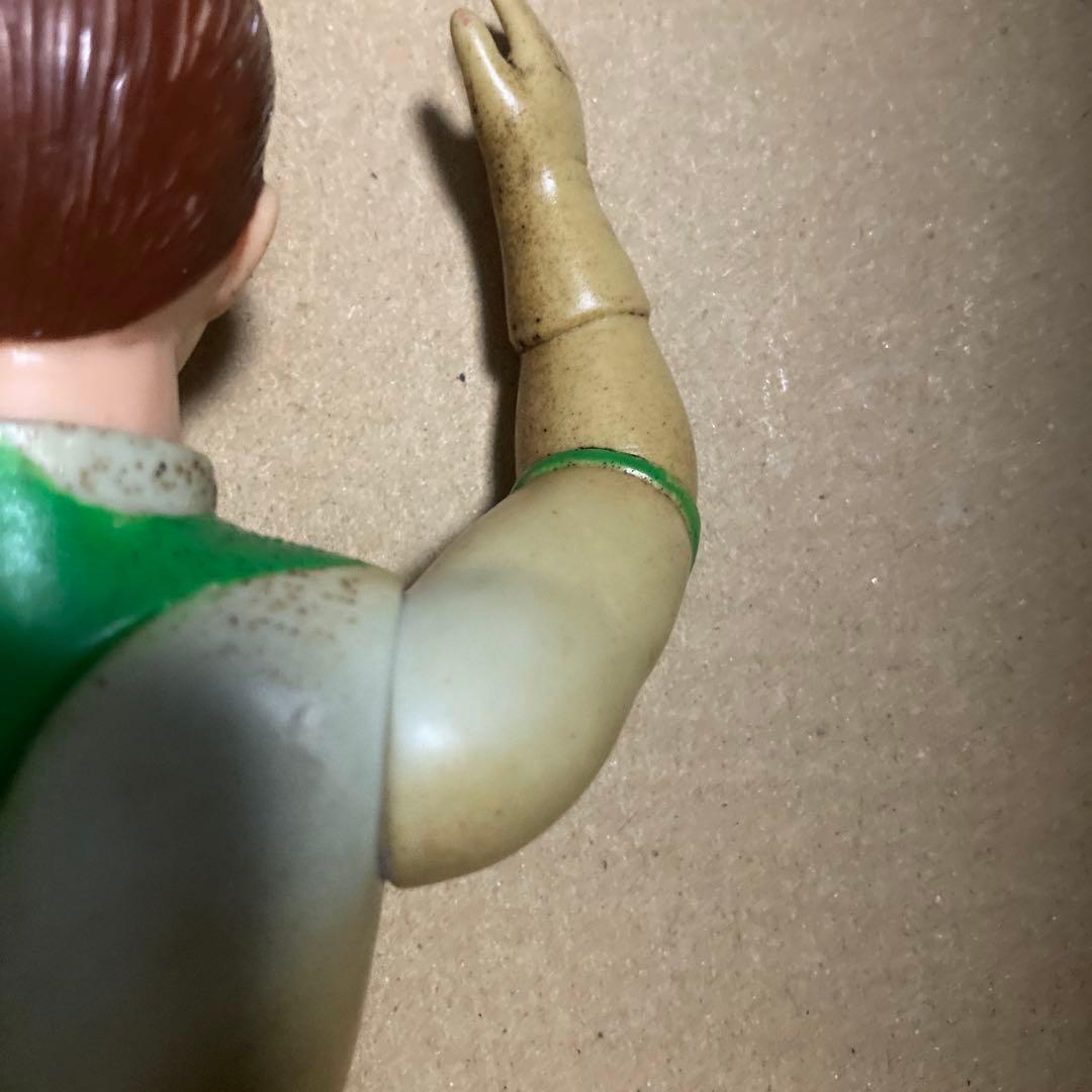 当時物 ミラーマン 面取れ ソフビ 人形 ブルマァク 円谷プロ