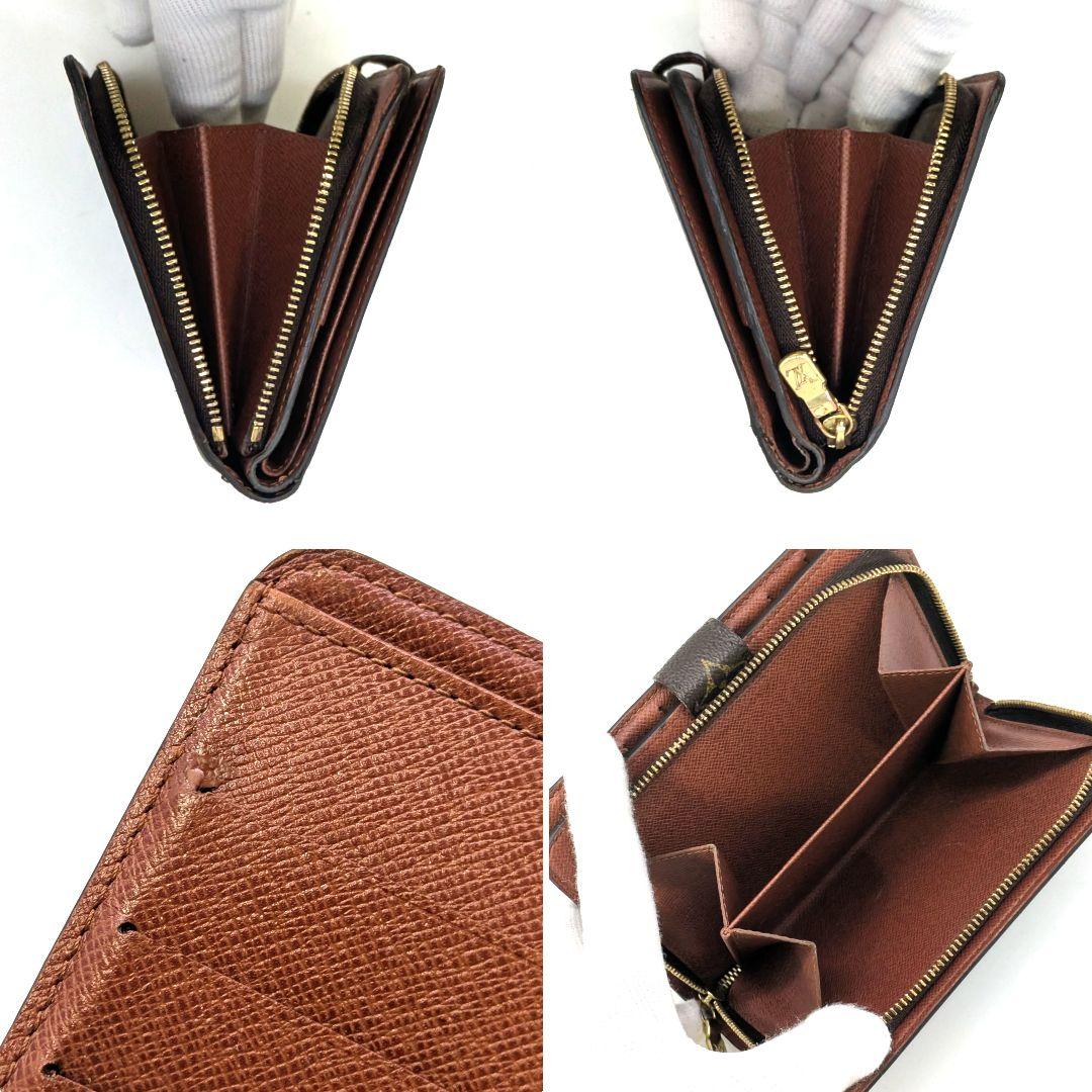 ルイヴィトン モノグラム パピエジップ 折り財布 A74