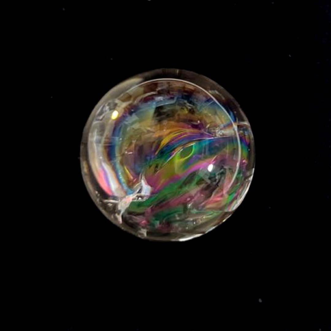 アイリスクォーツ　レインボー水晶　スフィア　丸玉