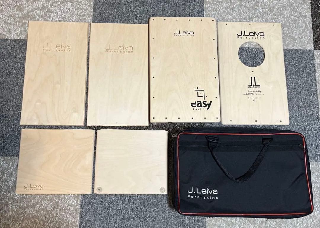 J.Leiva easy 組み立て式　カホン　収納ケース　折りたたみ式　スペイン