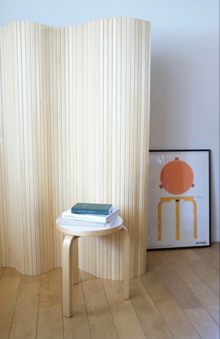 1/5まで Artek風ウッドパーテーション 180×250cm aalto