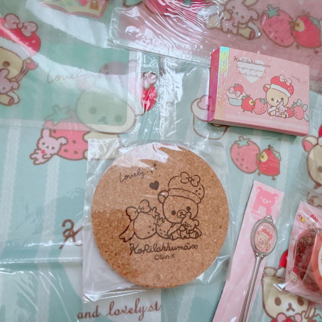 値下げ！入手困難！コリラックマ　いちごになぁれ　メモ帳他　リラックマまとめ売り