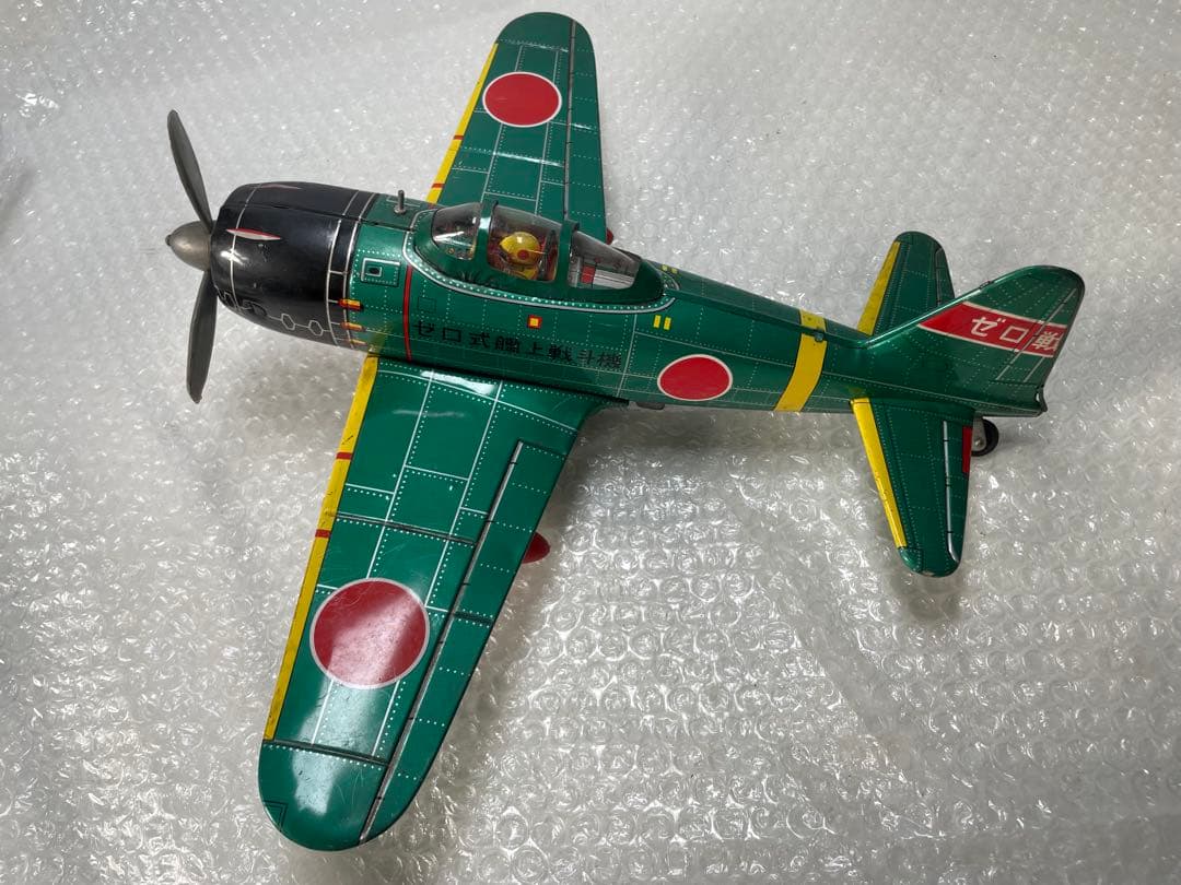 ブリキおもちゃ　ゼロ戦