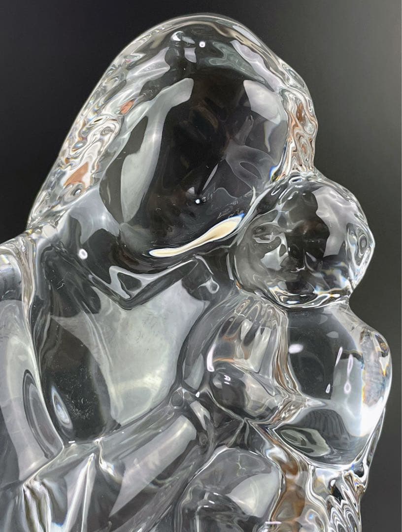 バカラ 聖母 マリア像 マリヤ像 フィギュリン ぺーパーウェイト 置物