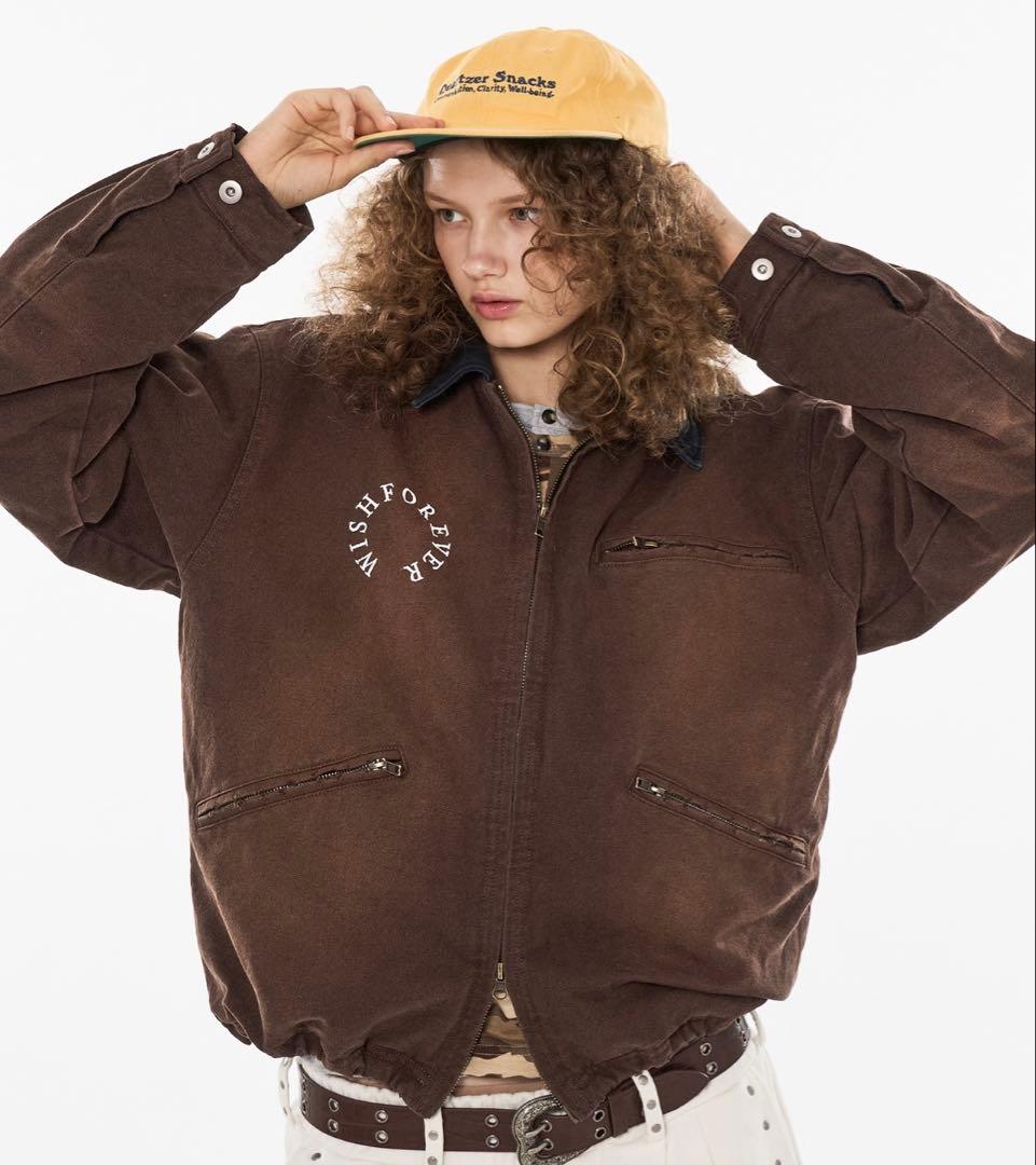 WISH FOR EVER ジャケット Lサイズ ブラウン