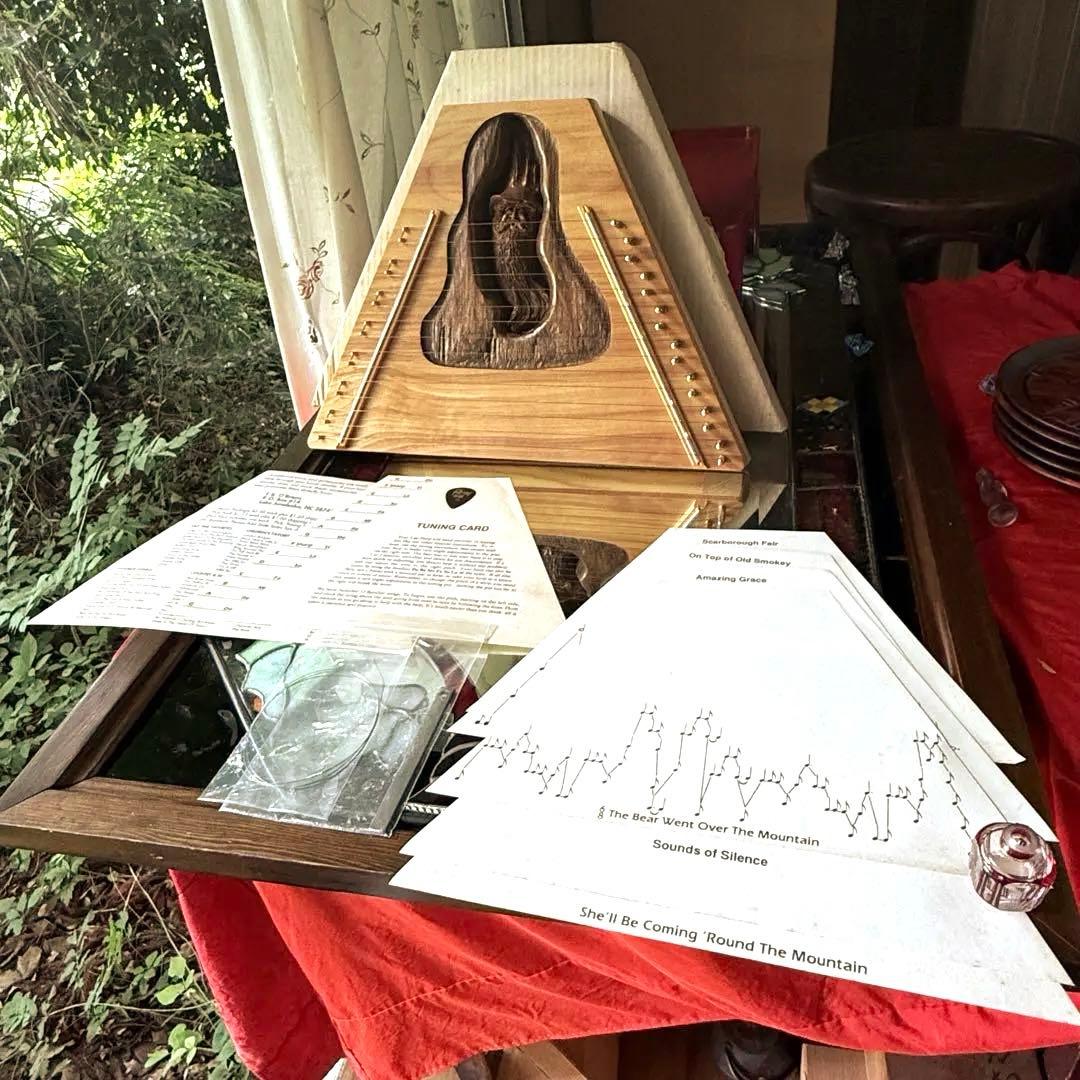 超限定9月2日20時迄‼️ゴブリンが歌ってる小型ハープ/ダルシマーUSA一点保管品