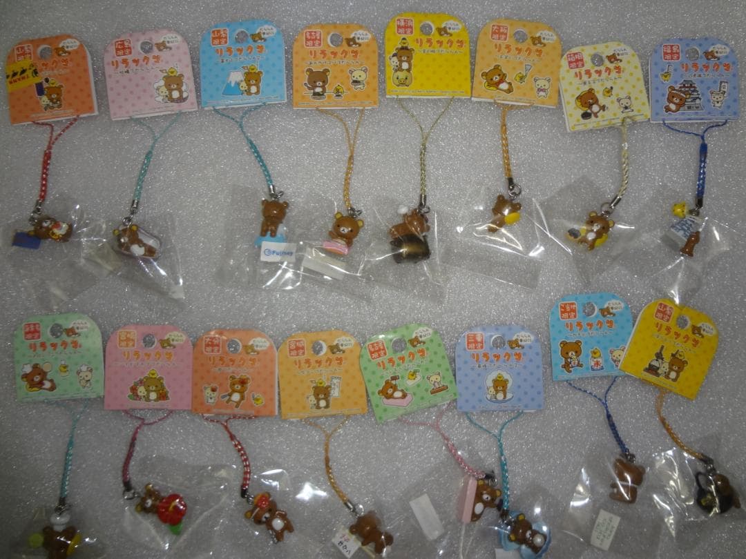 根付け リラックマ　ご当地 だららん夢紀行 114個