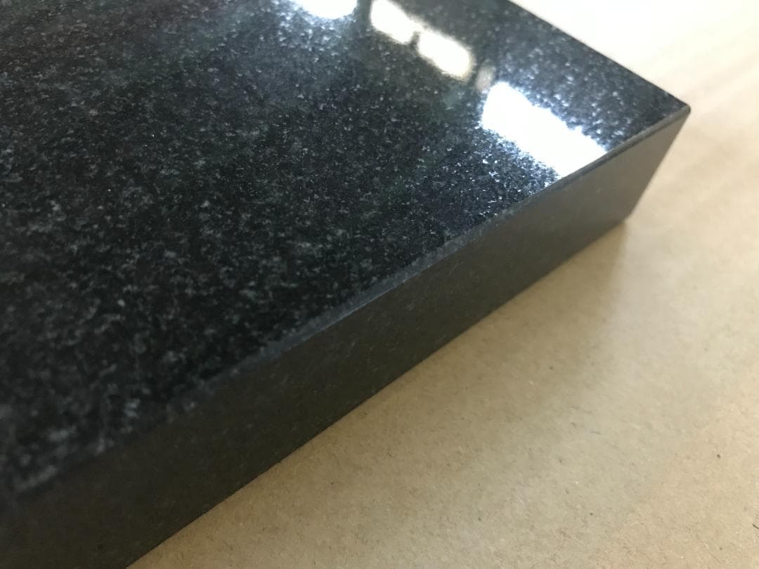 高級 天然黒御影石 オーディオボード●300×300×25●5面磨き●送料無料