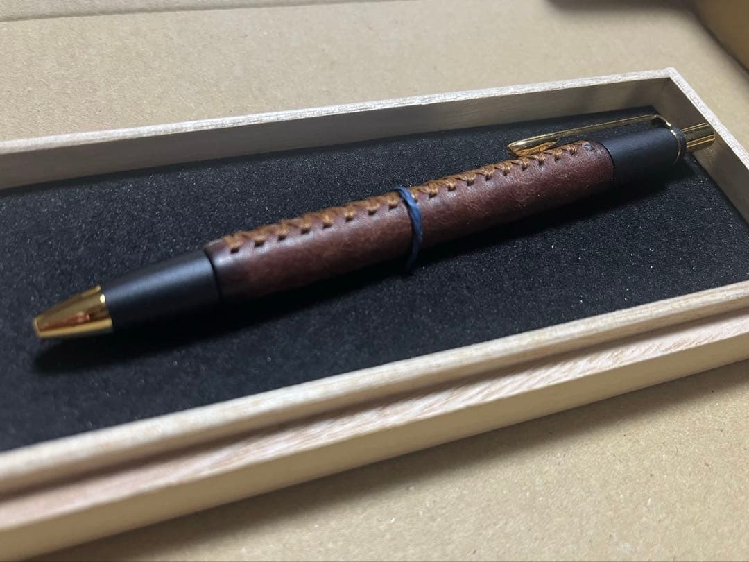 革軸ペン【プエブロ タバコ】　Schicksal シックザール