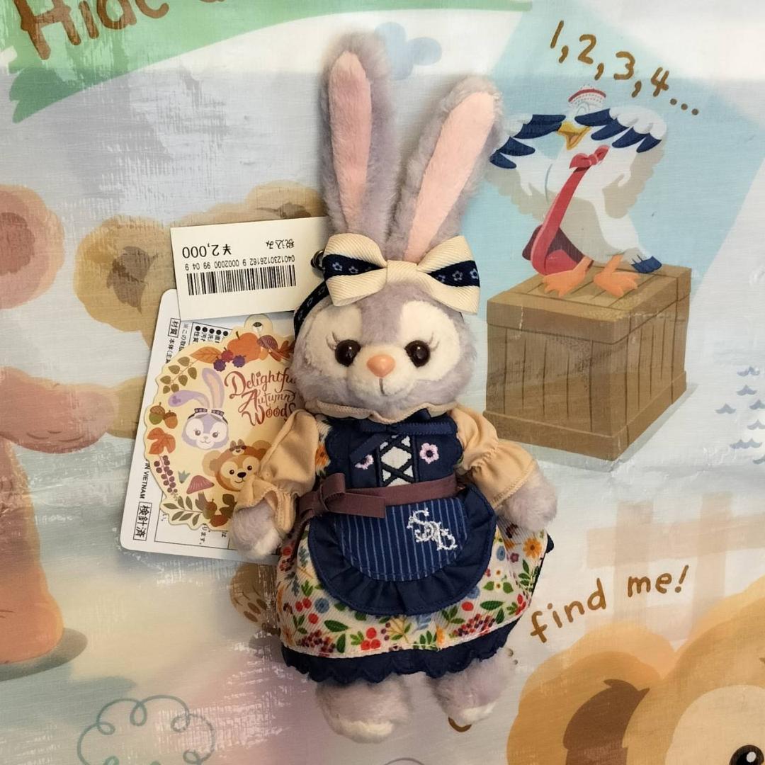 秋のぼうけん　ステラルー　ぬいぐるみバッジ　東京ディズニーシー