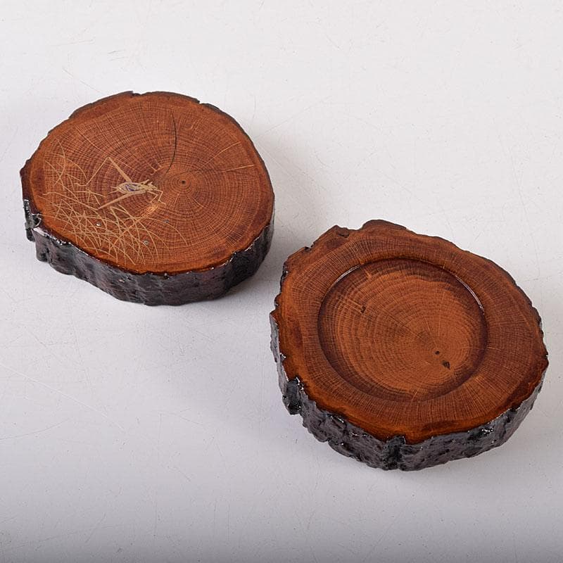 茶道具　中林星山造　鈴虫蒔絵　香合　共箱　V　7938